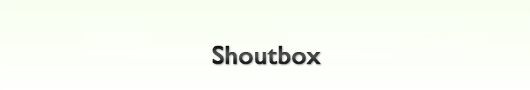 ﻿Shoutbox